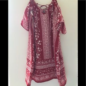 Cute red summer dress!